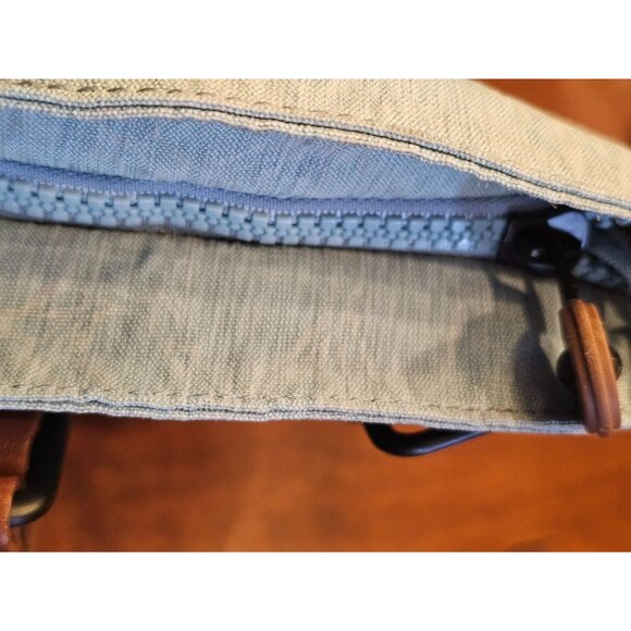 Kipling art tote blue red cotton blend handbag - Picture 8 of 13